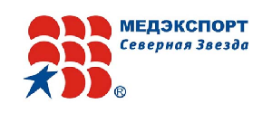 Логотип Медэкспорт - Северная звезда